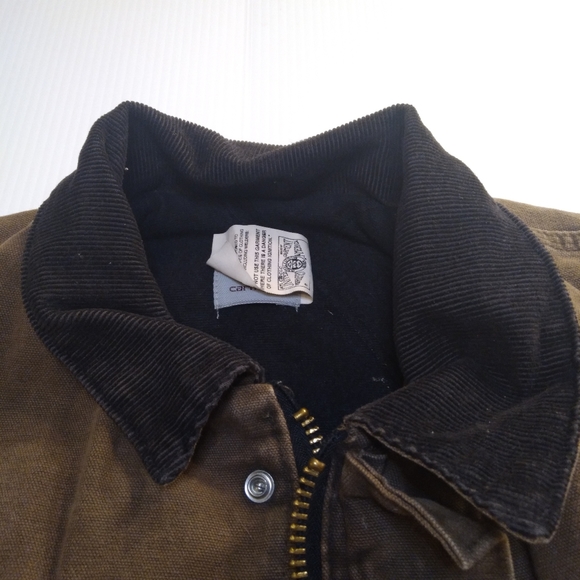 Vintage Union Made Carhartt Jacket double two way zipper 1999 Sz X Large - Picture 7 of 16